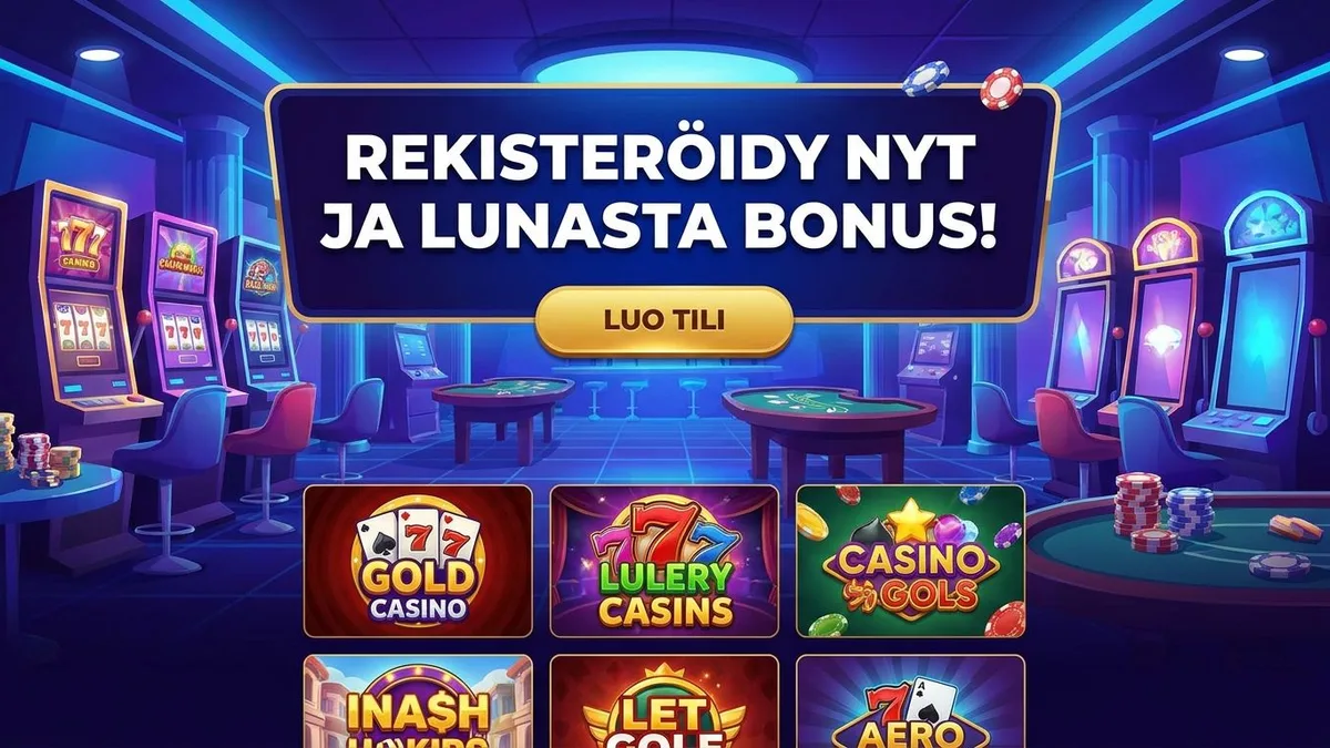 Rekisteröidy bonuksella